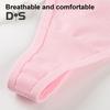 Women Thong Solid Color Slim Fit Mid Waist Cotton Crotch G-string Elastic Briefs Seductive Panties Female Underwear Intimate Clothes for Honeymoons