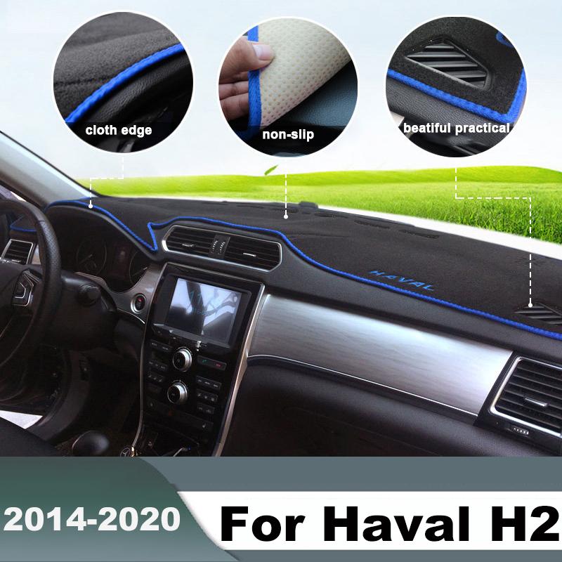 For Haval H2 2014-2016 2017 2018 2019 2020 Car Dashboard Cover Mat Sun Shade Pad Instrument Panel Carpets Protector Accessories