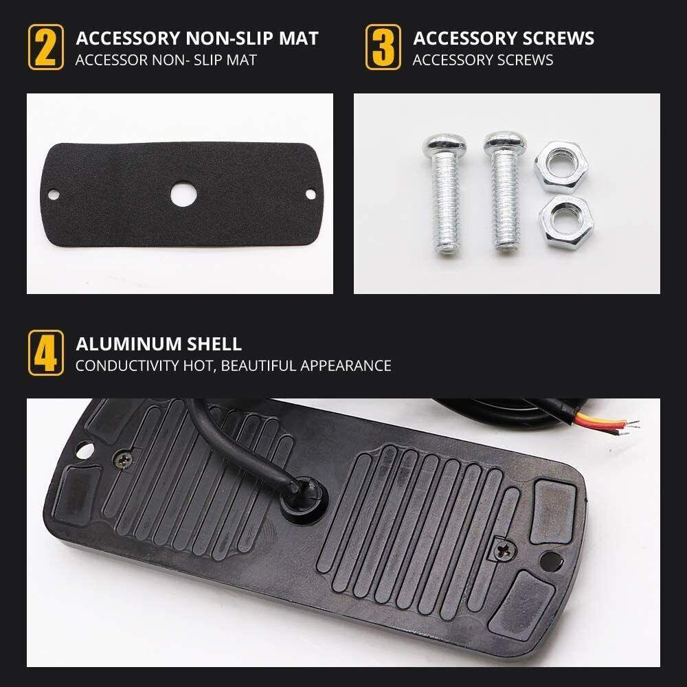 12LED Car Emergency Strobe Lights Truck Side Light 12V 24V Trailer Motorcycle Flashing Beacon Lamp Warning Police Lamps