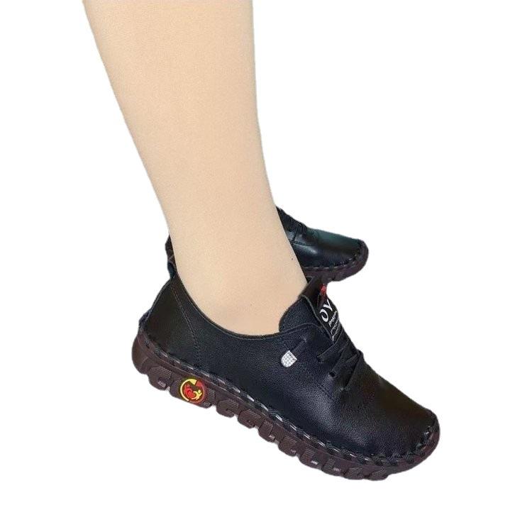 Dámské měkké kožené ploché boty 2022 - Ideální na jaro/léto, pro volný čas a pro seniory