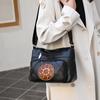 Women's Embossed Shoulder Bag Middle-aged Large Capacity Mother Bag