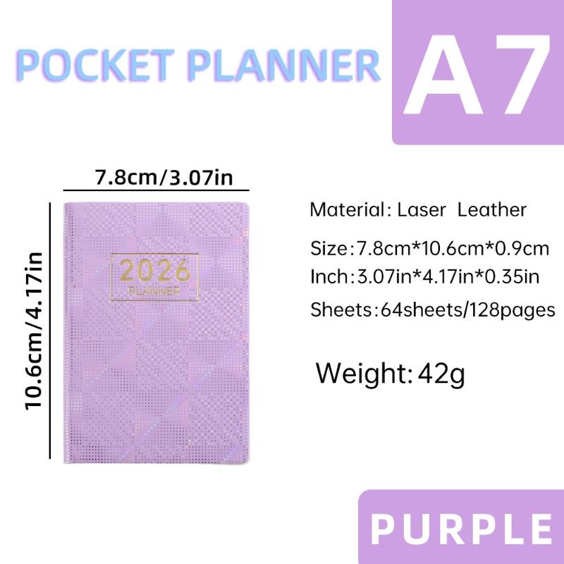2026 Mini Pocket Planner Calendar To Do List Daily Task Checklist Planner For Home School Office Pocket Planner Calendar