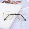 Fashion Anti Blue Light Glasses Retro Metal Round Frame Glasses Men Women Radiation Protection Anti-Reflective Computer Goggles
