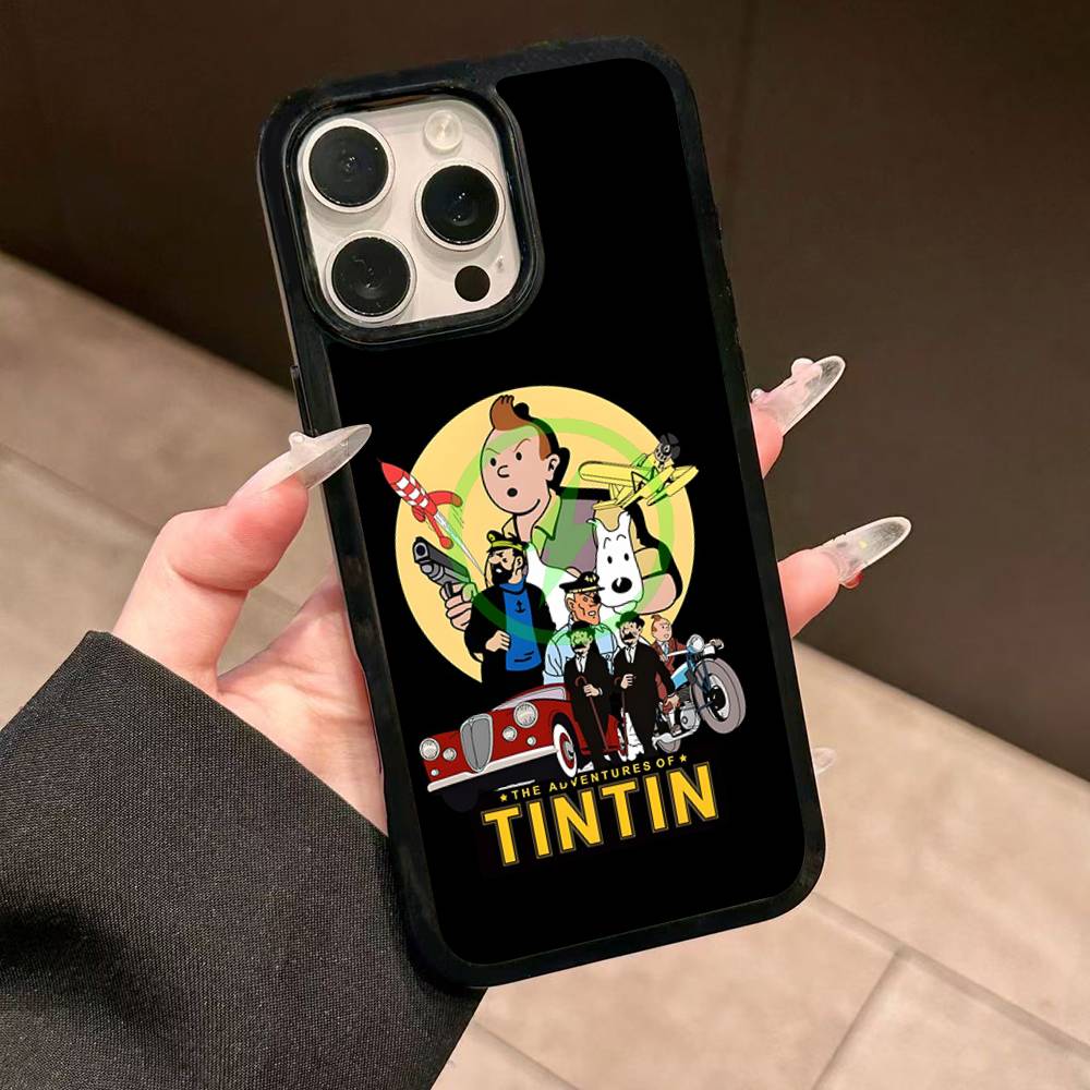 

T-Tintin A-Adventures Phone Case For IPhone 17 16 15 14 13 12 11 Pro Max For Magsafe Wireless Charger Cover iPhone 14 plus