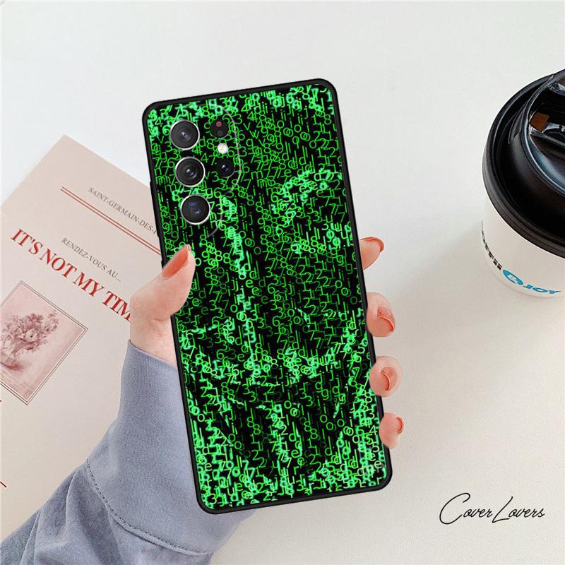 Hacker Anonymous phone case For Samsung Galaxy S24 S25 S23 S22 Ultra Note 10 20 Plus S20 S21 FE Cover