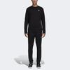 adidas Originals Crew Basic Round Neck Pullover 'Black' Men's DV1600
