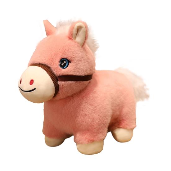 Adorable Mini Pony Plush Doll Soft Stuffed Animal Horse Companion for Kids Adults Holiday Collection