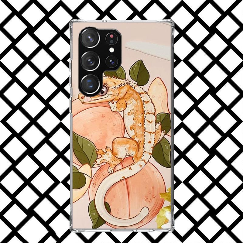 Lizards Geckos Phone Case for Samsung Galaxy S26 S25 Edge S24 S23 Ultra S22 Plus S21 FE S20 + Soft Cover Print Fundas Galaxy S25