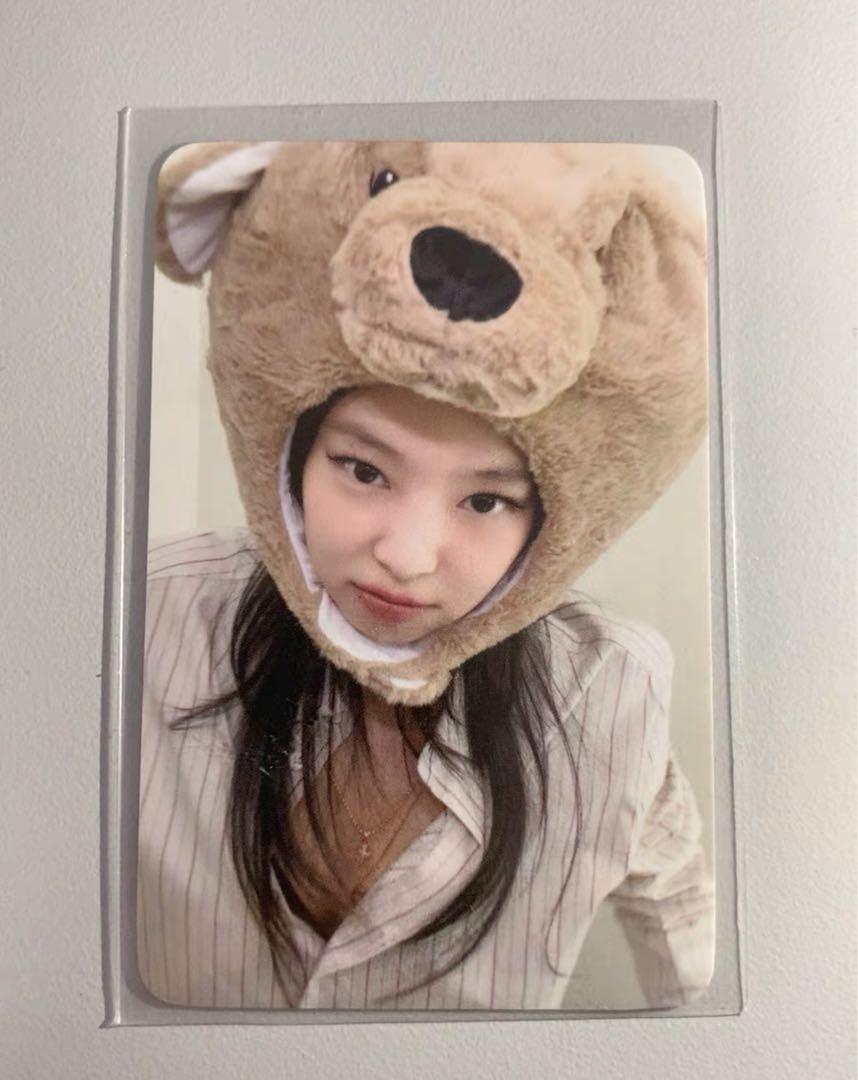 

[USED] black pink Jennie withmuu autograph session bonus trading card C