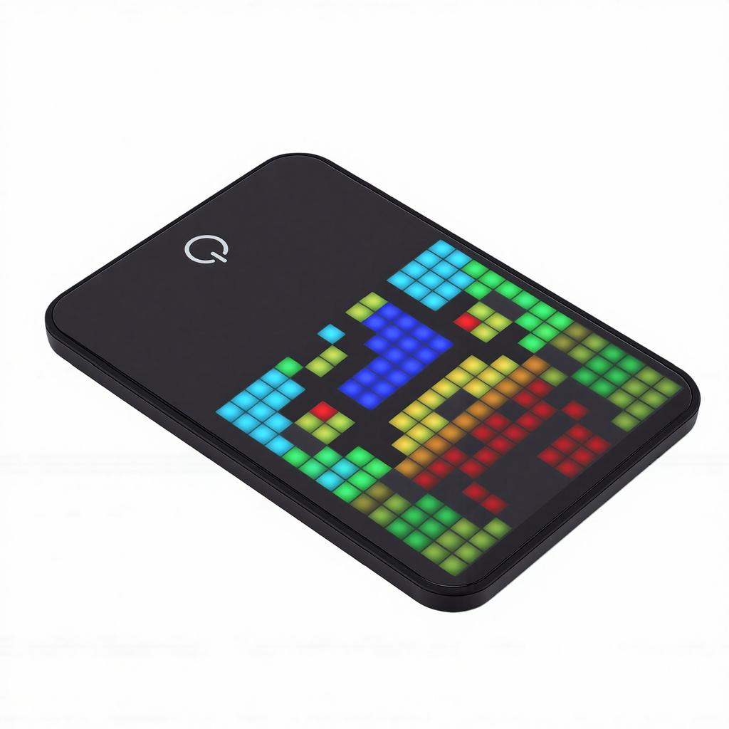 Magnetický LED Pixelový Displej Bluetooth Ovládání přes Aplikaci DIY Vlastní Vzor Značka Pixel Art Displej pro Chytrý Telefon