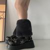 Women Furs Leg Warmer Winter Furry Long Boot Cuffs Fuzzy Shoe Cover Party Costume for Holiday Festival Performances Play