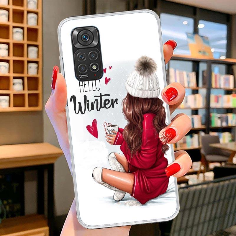 Girl Boss Female Coffee Cover Phone Case For Xiaomi Redmi Note 15 14 13 12 11 10 Pro Plus 14S 12S 11S 11T 11E 10S Soft Fundas Sh