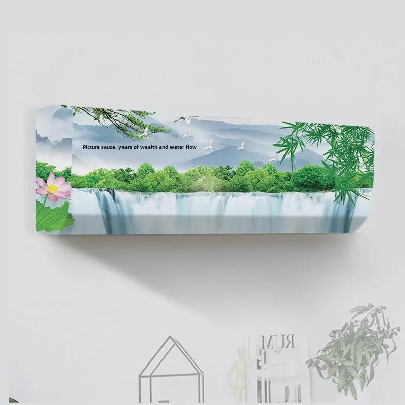 Universelle Cartoon-Staubschutzhülle für Klimaanlagen: Waschbar & Elastisch für Schlafzimmer