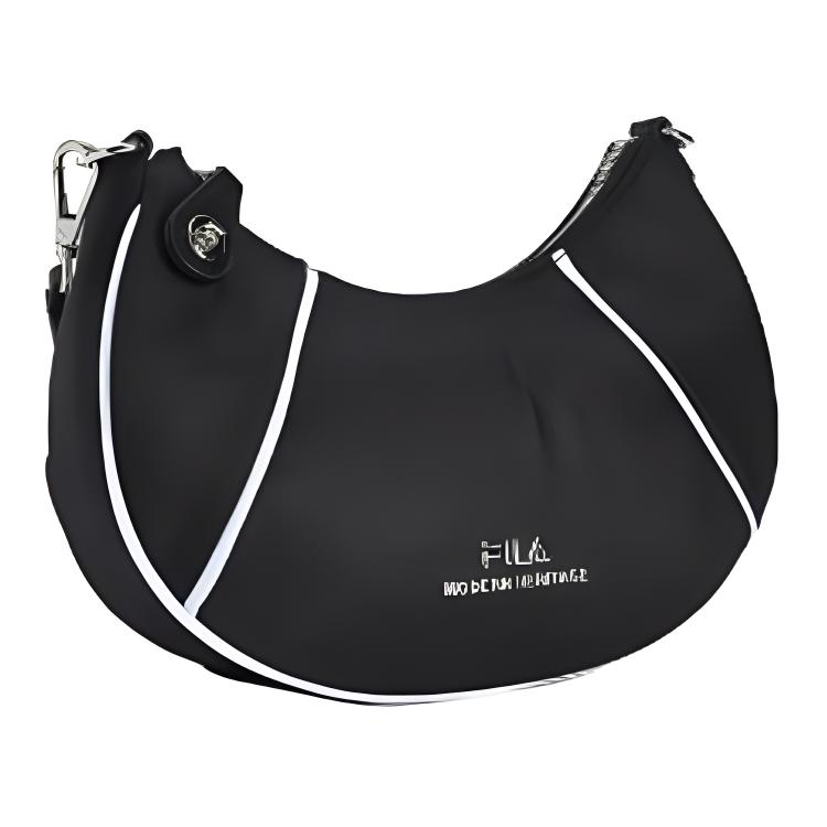 New FILA Fabric Crossbody Bag, Shoulder Bag Women's Jet Black F13W421164FBK