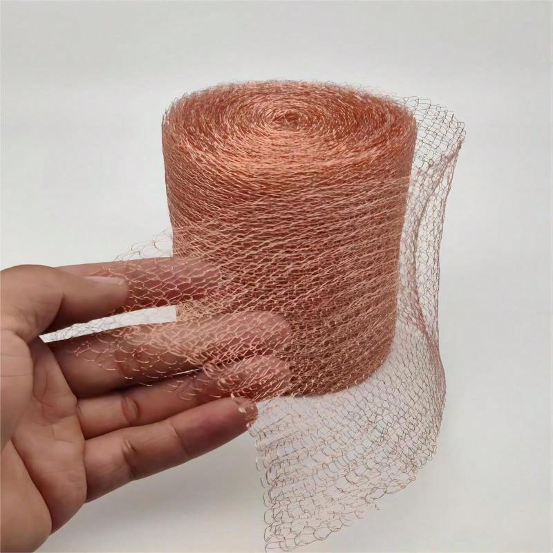 1Pc Anti-Slug And Snail Copper Mesh Roll Durable 125mm*3 Meters Copper Wire Mouse Trap For Wall Cracks Holes Plant Protection