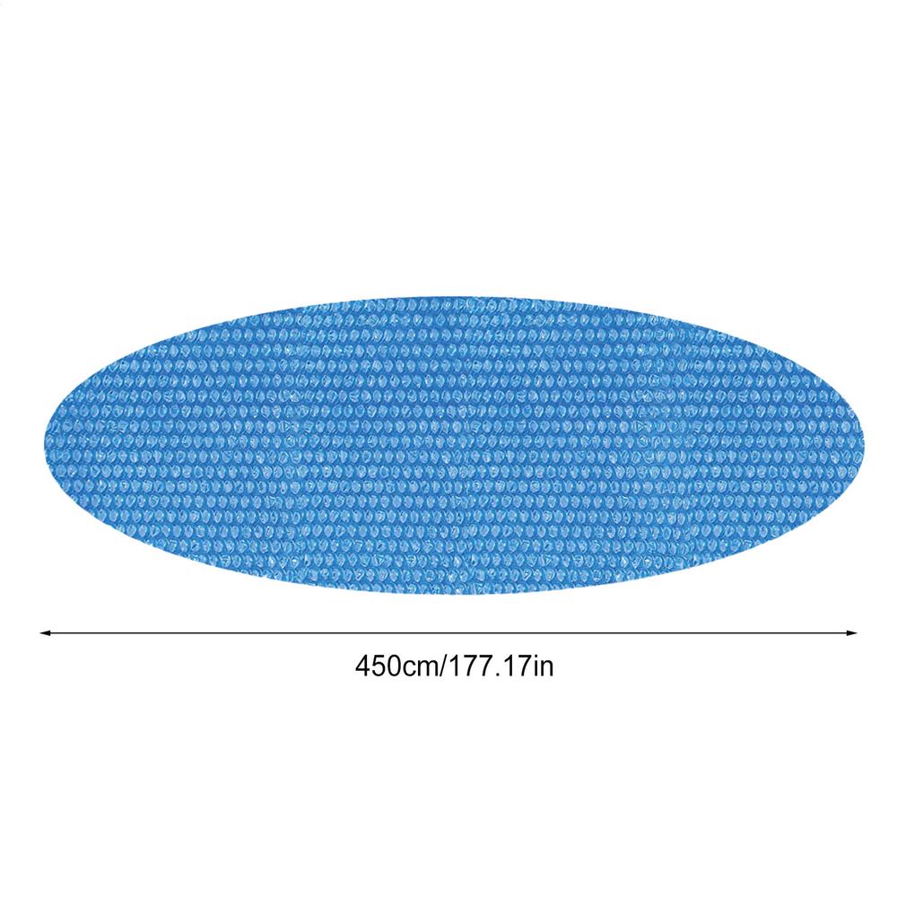 Round insulated Pool Solar Cover Round Tub Bubble Protector Dustproof Pool Cover Blue bubble-style solar swimming pool cover