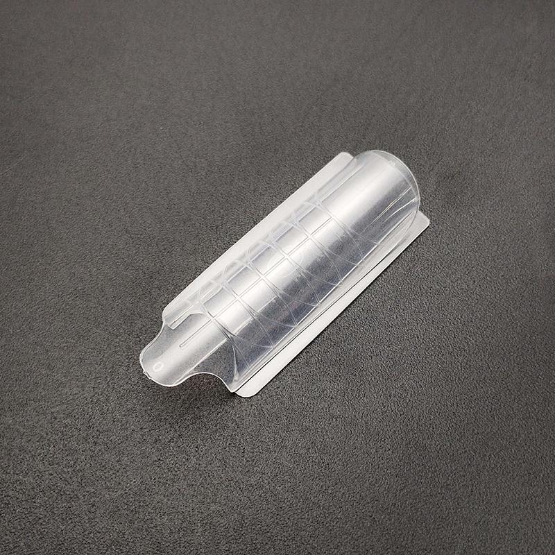 140Pcs Sandwich Dual Nail Form Mold Reusable Full Cover Mold Clear Nail Art Extension Shaping Tool Coffin Almond Nail Forms