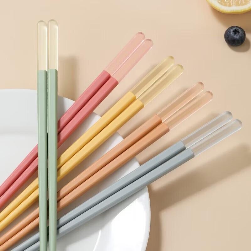 KOBACH Premium Alloy Chopsticks - 10 Pairs