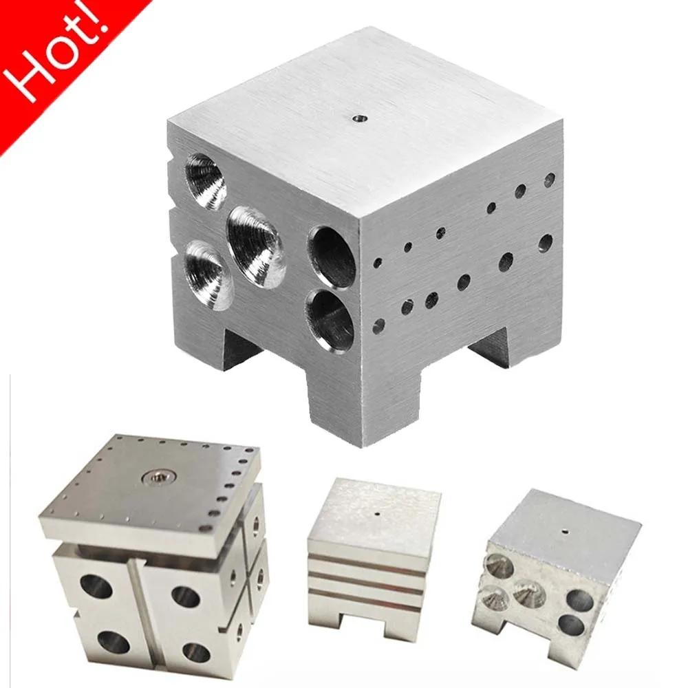 30Hole Watchband Nail Beat Anvil Square Watch Jewelry Repair Tool Metal Riveting Drilling Stake Base For Watchamkers Repair Tool