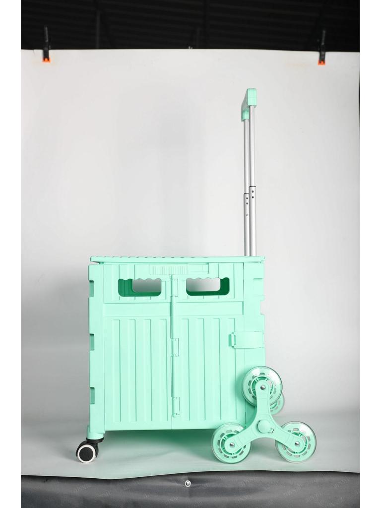 Foldable Wheeled Storage Trolley for Outdoor Camping & Comic Exhibitions