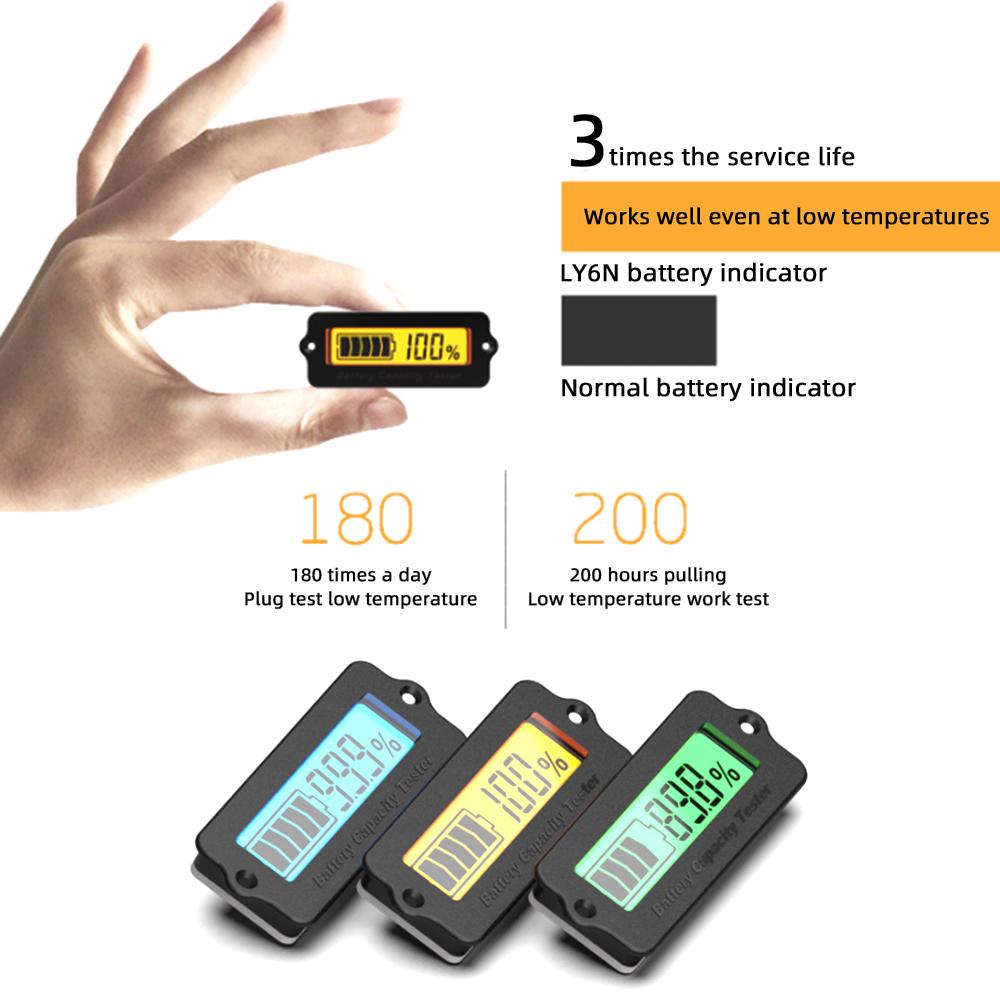 DC8-78V Battery  Electricity Meter Ternary Lithium Battery Lithium Iron Phosphate Lead-Acid Battery Capacity Display Tester