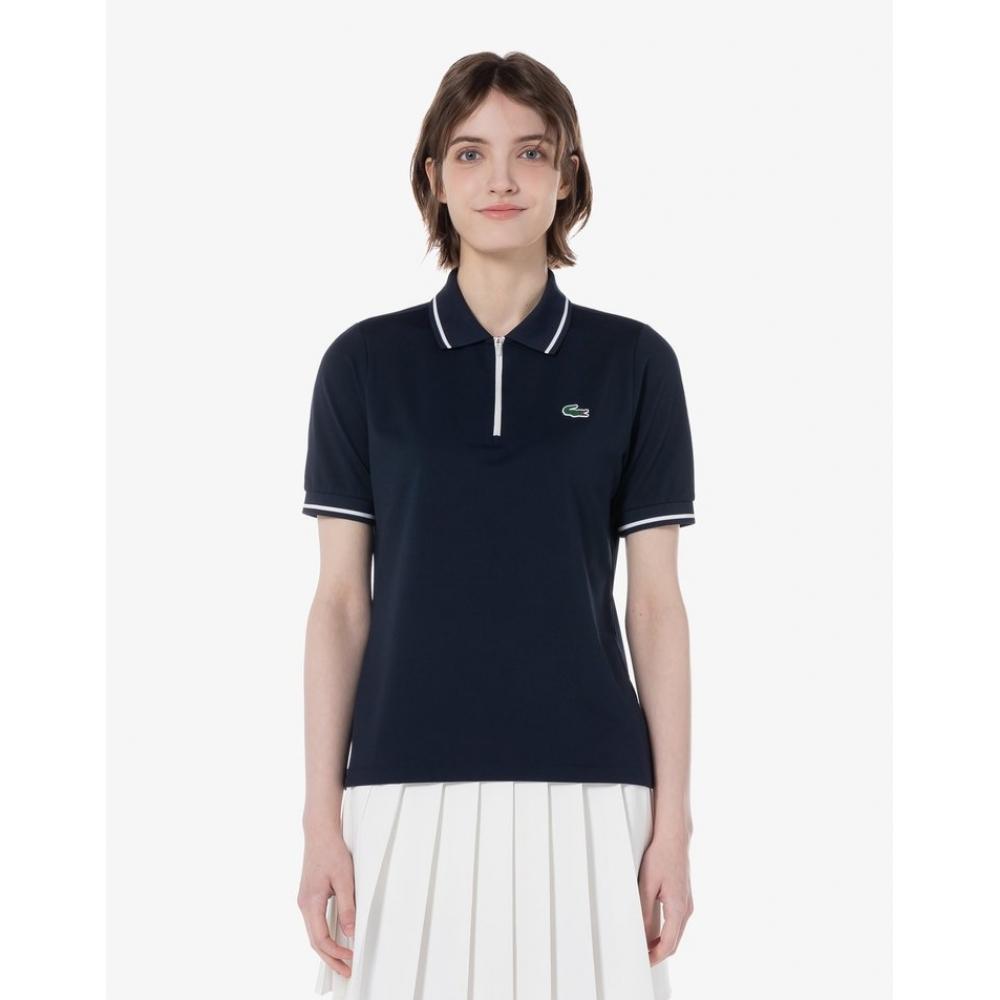 

LacoSte Women S Textured Half Zip Polo Df403e 54g 166 034
