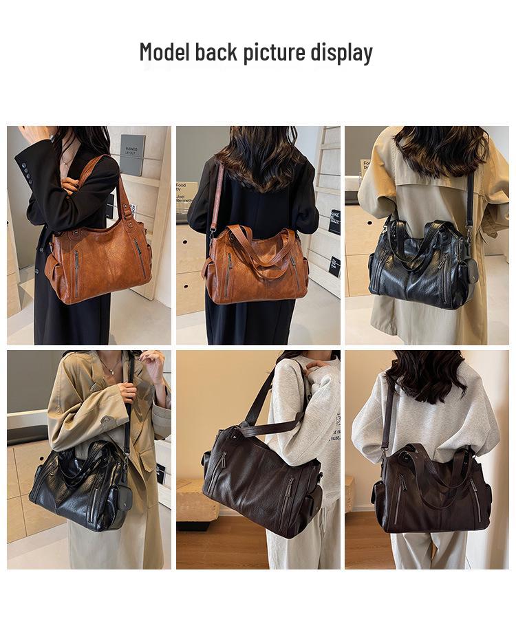 Mykonos High-End Large Capacity Fashion Tote & Crossbody Bag