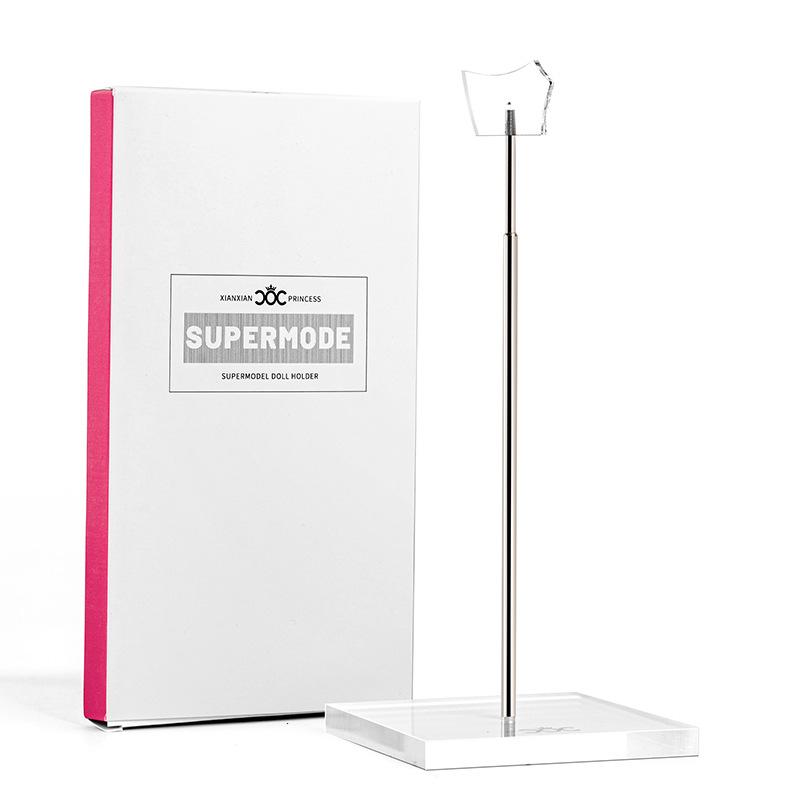 

1/6 Bjd Fr Supermodel Doll Toys Display Base 30Cm Doll Adjustable Height Universal Acrylic Standing Bracket Action Figurine Stand No box