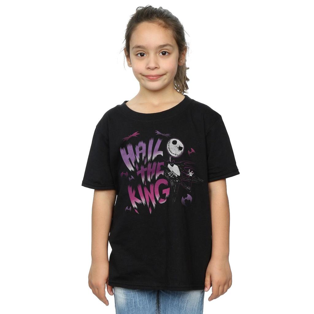 Disney Girls Nightmare Before Christmas Hail The King Cotton T-Shirt