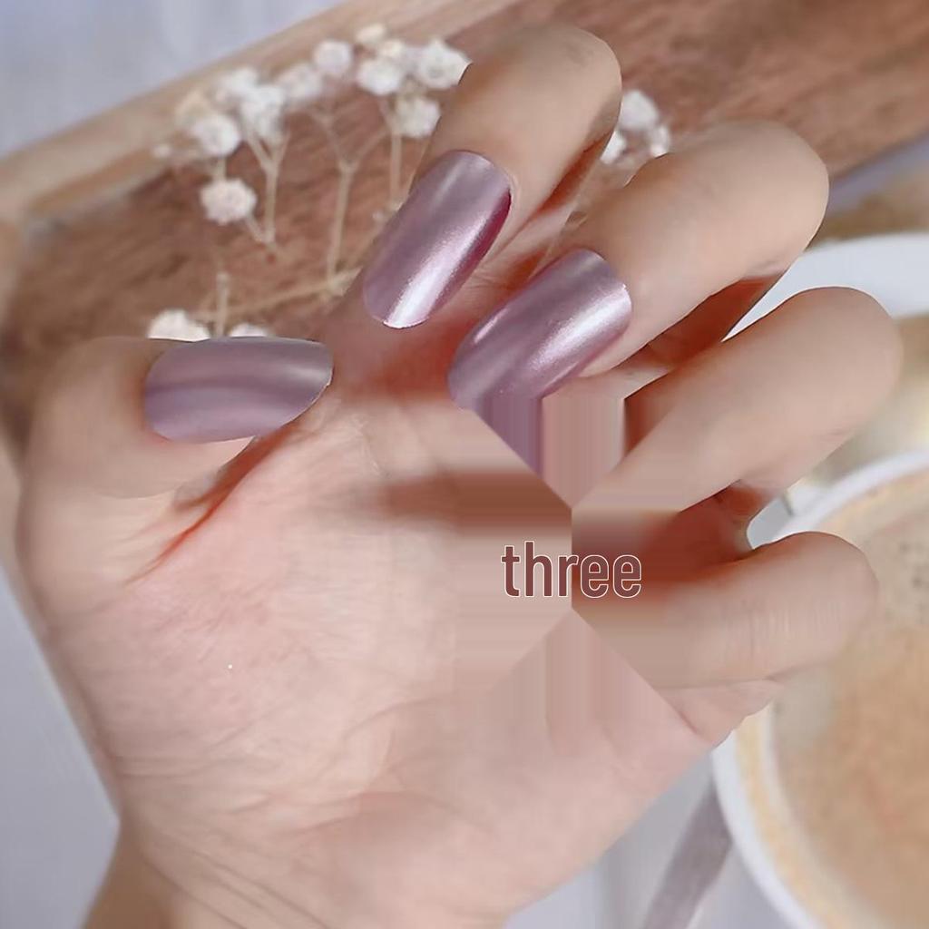 Pegatinas Desmontables para Uñas Estilo Europeo y Americano - Uñas Postizas Simples y Llevables