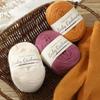 50g/roll Soft Wool Knitting Cashmere Long Thin Yarn Mohair Cashmere Wool Knitting Yarn For DIY Hand Crochet Scarf Sweater