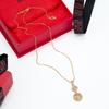 Elegant Zircon Collarbone Chain Pendant Necklace - Light Luxury, Casual & Popular Design