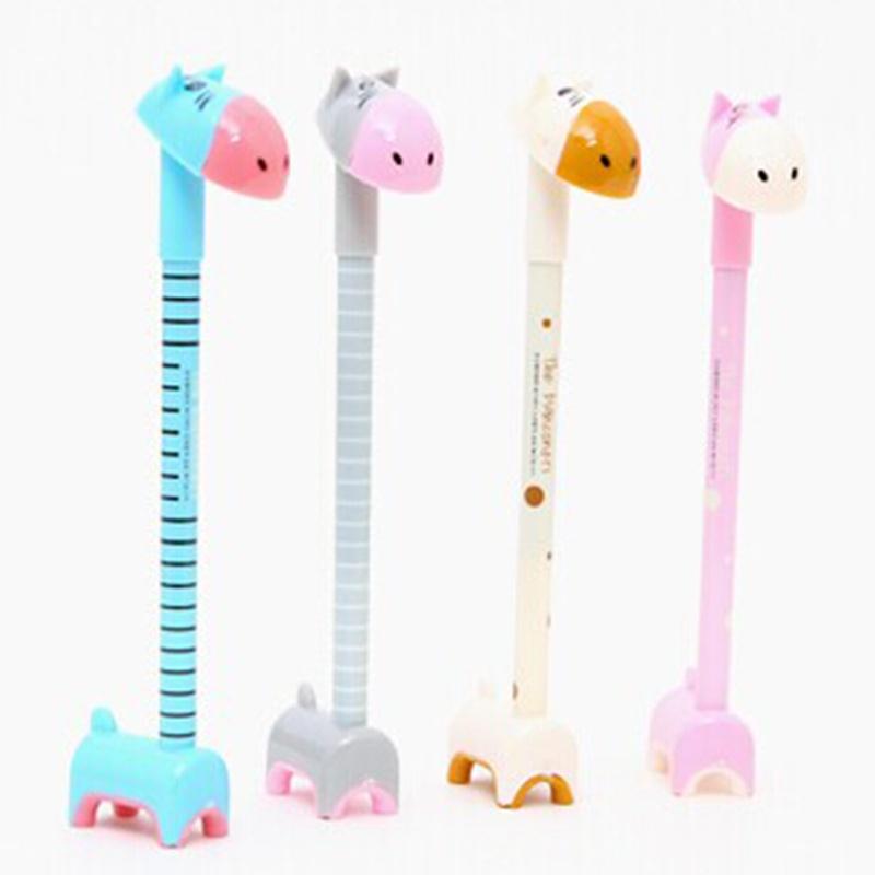 4 Pcs Donkey Ball Pen Novelty Student Toys School Office Cartoon Stationery Plastic
