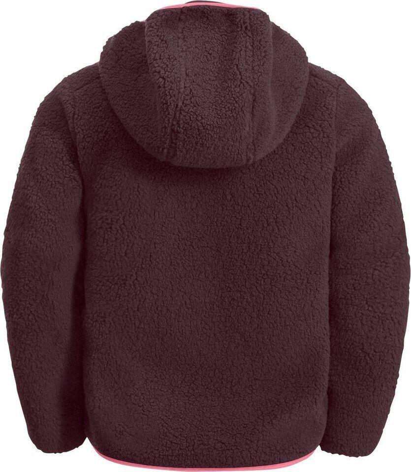 Jacket Jack Wolfskin Ice Curl Hood Jacket Kids Boysenberry Pink