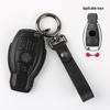 Genuine Leather Handmade Smart Car Key Case for Mercedes - Full Cover