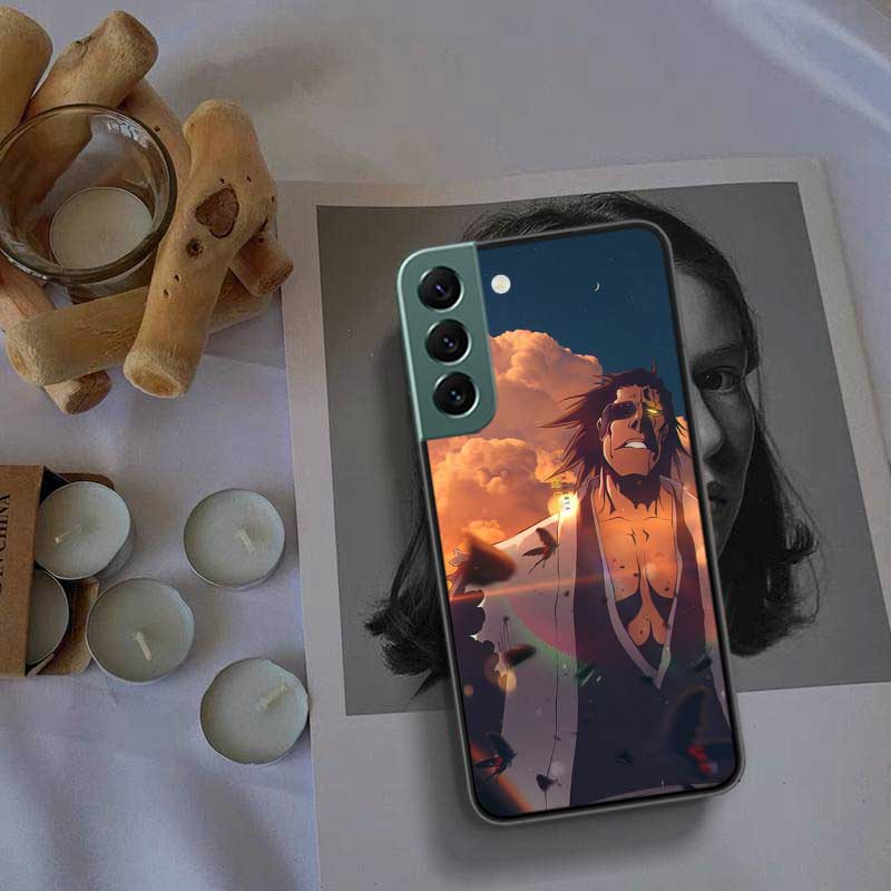 BLEACH Zaraki Kenpachi Phone Case For Samsung Galaxy S22 S25 Ultra S21 S10 Plus S26 Edge S20 S23 S24 FE Cover Silicone Soft