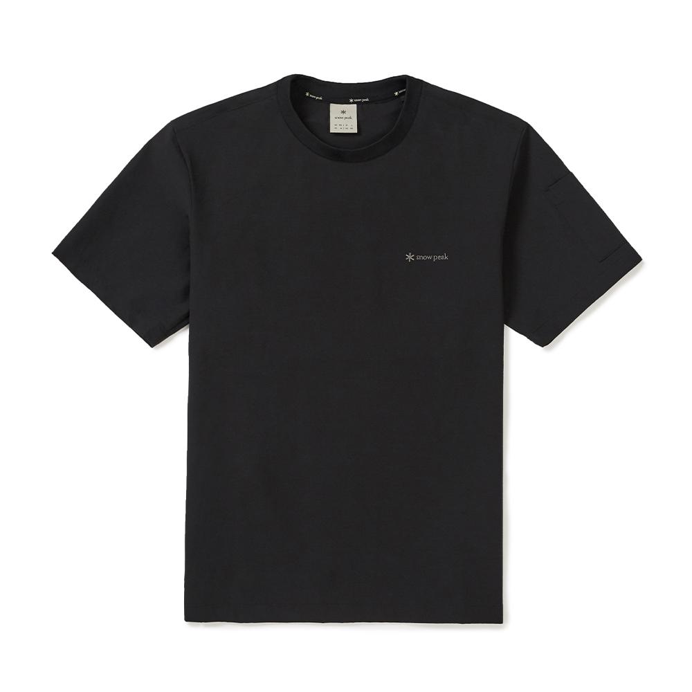 SNOWPEAK Cordura Short Sleeve T-shirt Black (S25MMPTS02)