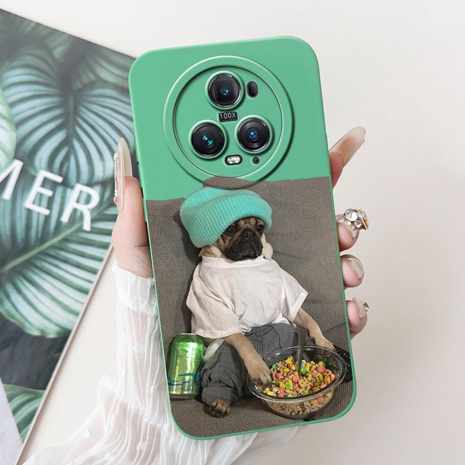 For Honor Magic5 Lite 5 Pro Magic4 Magic6 Lite Case Soft Silicone Back Cover Panda Marble Dragon Cat Astronaut Cartoon Bumper