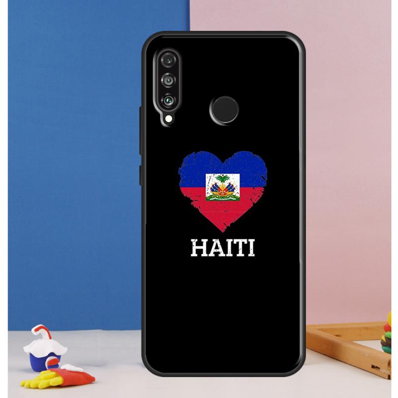 Haiti Haitian Flag For Huawei Nova 9 10 SE 12i 11i 8i 12s Y90 Y60 Y70 Y72 Y61 Y91 P20 P30 P40 Lite P60 Pro Case
