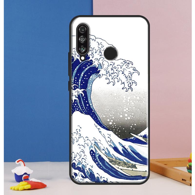 The Great Wave off Kanagawa Case For Huawei Nova Y70 Y60 Y90 Y61 Y91 Y72 Y73 12s 12i 11i 8i 9 10 SE P30 P40 Lite P60 Pro