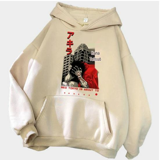Jujutsu Kaisen Bedruckter Herren-Kapuzenpullover in Übergröße für den Herbst