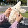 Cute Soft Plush Puppy Pencil Pouch Large Capacity Pencil Pouch Student Stationery