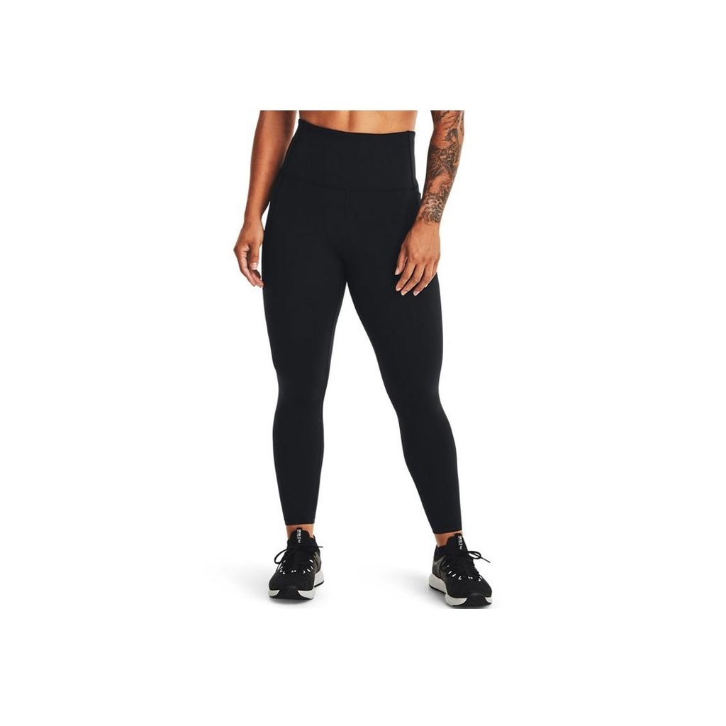 Under Armour High Waist Training Compression Fitness Pants Women bottoms Black 1372114-001