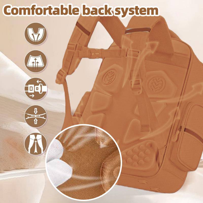 New Cartoon LABUBU Schoolbag Lightweight Burden-reduced Ridge Protection and Large-capacity Children's Schoolbag Backpack for Grades 1-6