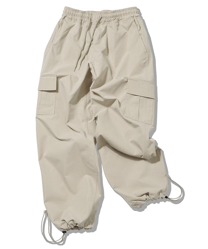 Deomail Ml String Cargo Semi-Wide Jogger Pants [Cream Beige]