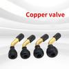 PVR40 50 60 70 Tire Valves Stem 90 Degree Bent Snap In Rubber Base Wheel Tyre Valves Stem with Caps for Motorcycle Tire