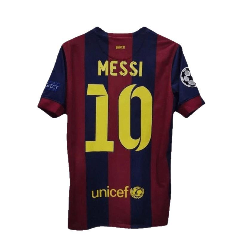 Maglia Barcelona 10-11 14-15 Casa N.. 10 No. 11 Maglia da calcio Neymar Maglia retrò