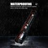 Super Bright 2000LM LED Flashlight USB Rechargeable Zoom Tactical Torch with Power Display Camping Fishing Emergency Lantern