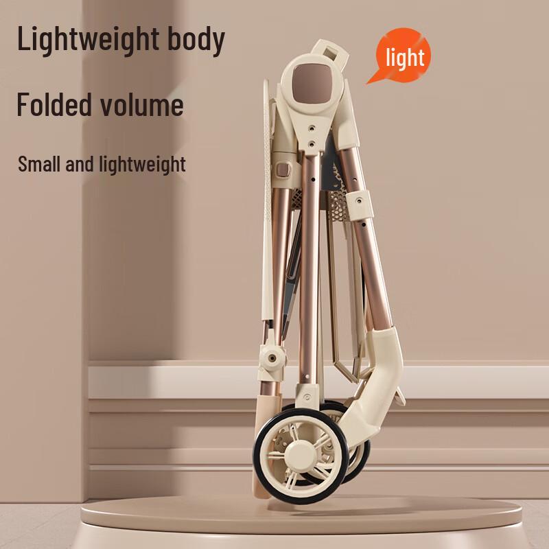 Lightweight Travel One-Key Fold Baby Stroller