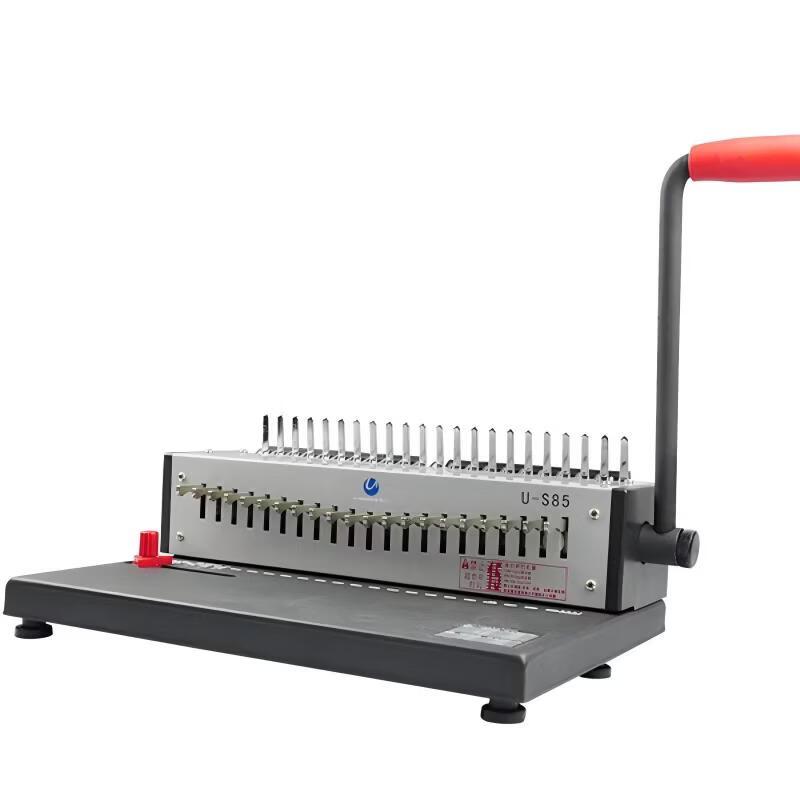 Youmash U-S85 Manual 21-Hole Comb Binding Machine CN Plug (adapter Included)